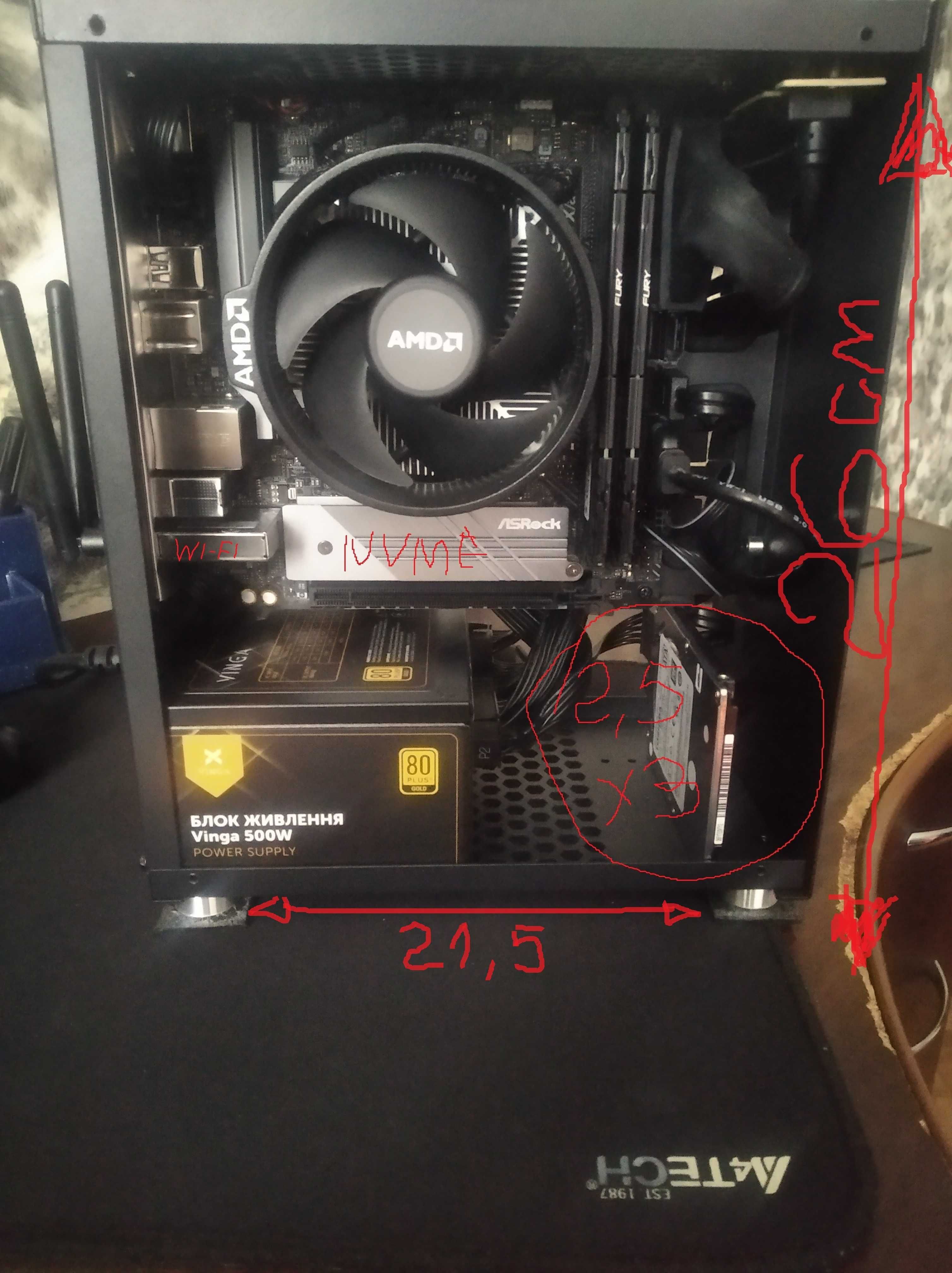 Продам ПК AMD RYZEN(в Mini ITX  форматі)