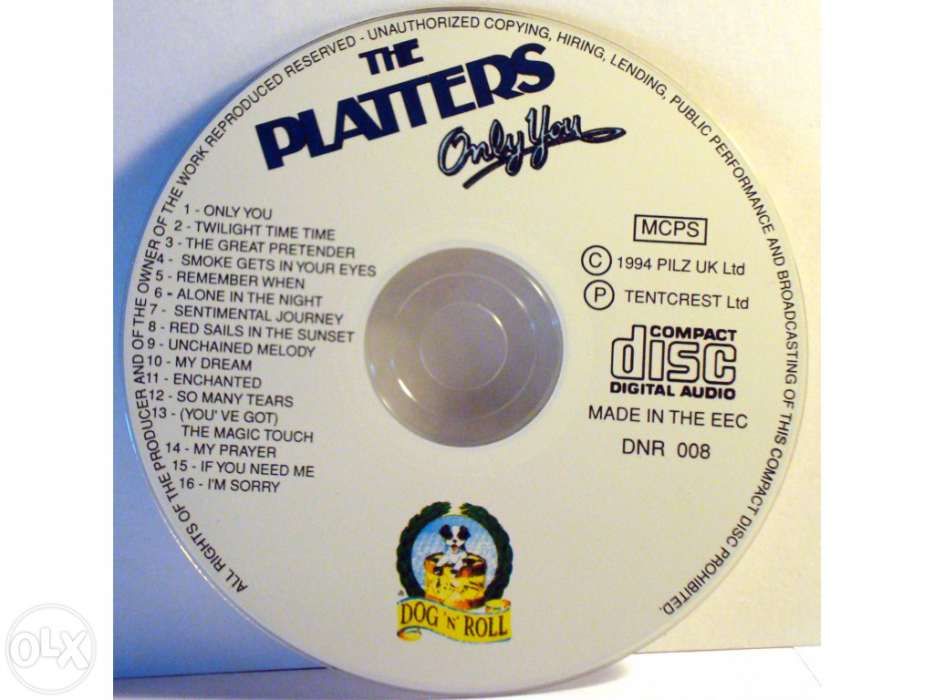 The platters - only you (cd original)