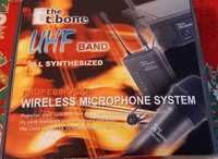 Wireless Microphone System UHF band t bone sem fios instrumento musica