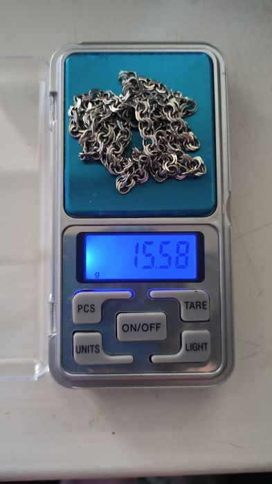 Продам мужскую серебряную цепочку