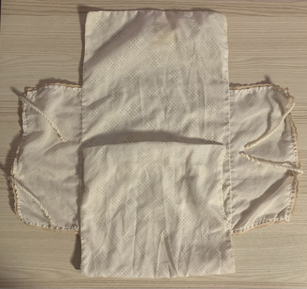Poszewka na becik do łóżeczka dla lalek PRL Unikat Vintage