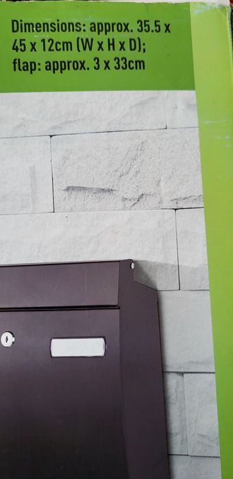 Skrzynka na listy ze stali nierdzewnej