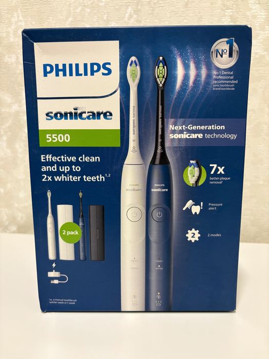 Набір із двох щіток Philips Sonicare 5500 (2 pack)