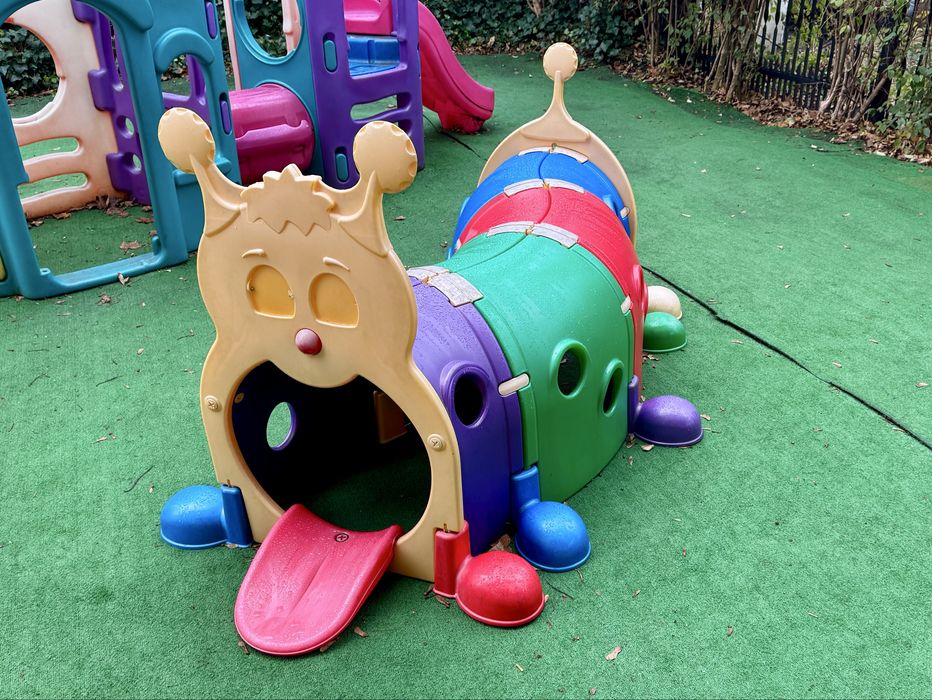 Tunel dla dzieci feber gąsienica xxl plac zabaw