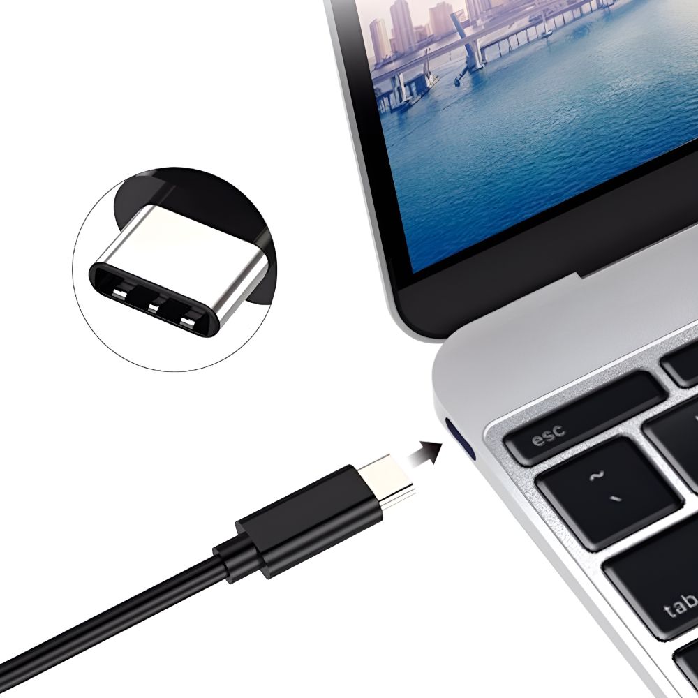 Kabel przewód USB typ-C 3.1 na HDMI 1,8m Adapter Przejściówka MHL usbc