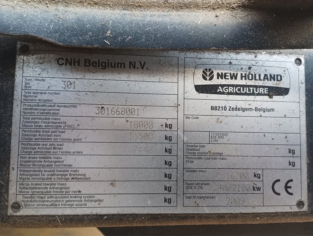 New Holland cx8070 kombajn