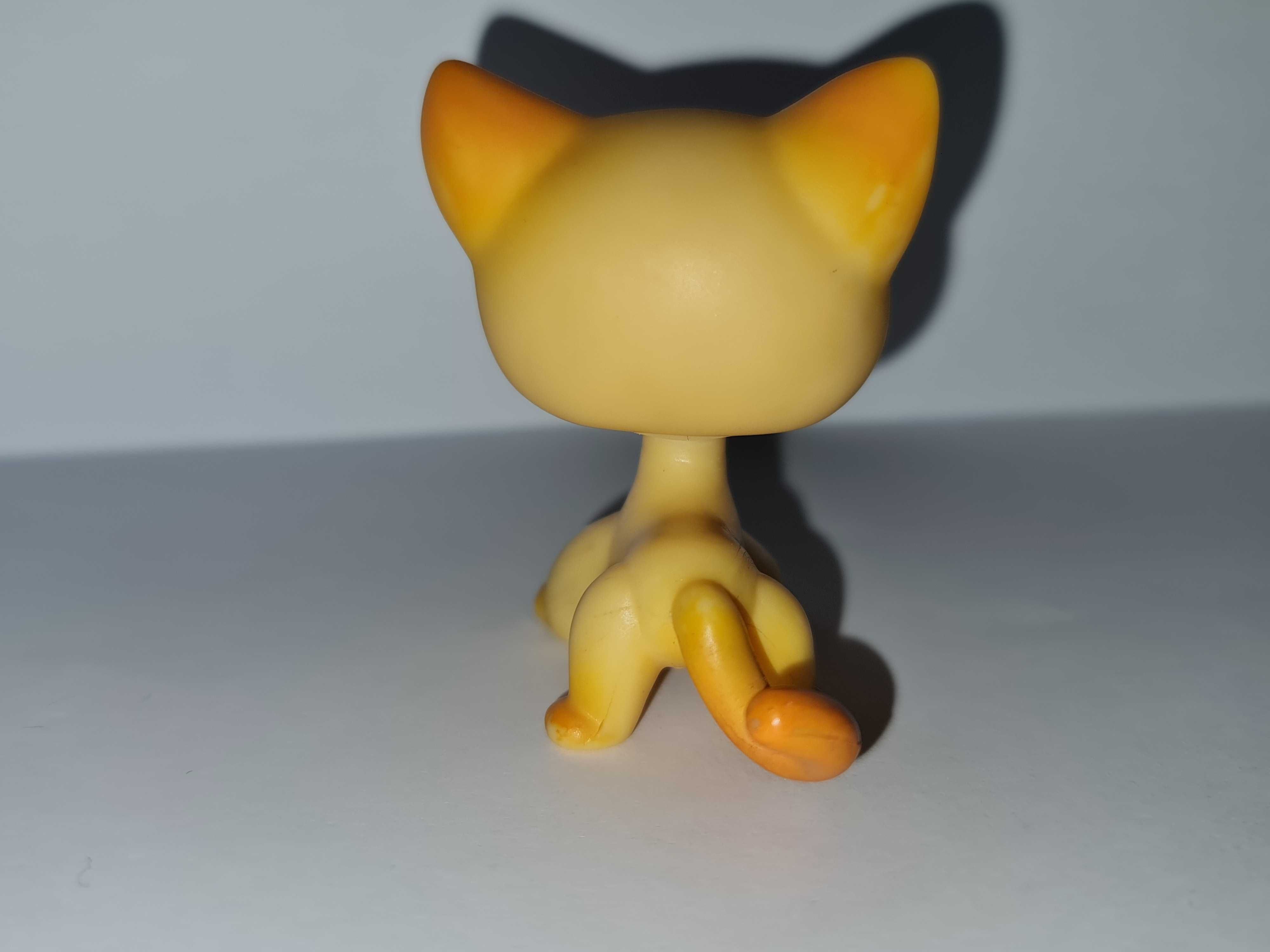 Oryginalny żółty kot kotek Littlest Pet Shop shorthair #339 Brooke LPS