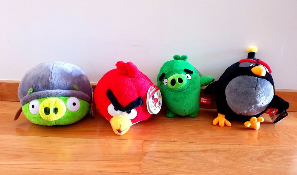 NOVOS - Peluches Angry Birds