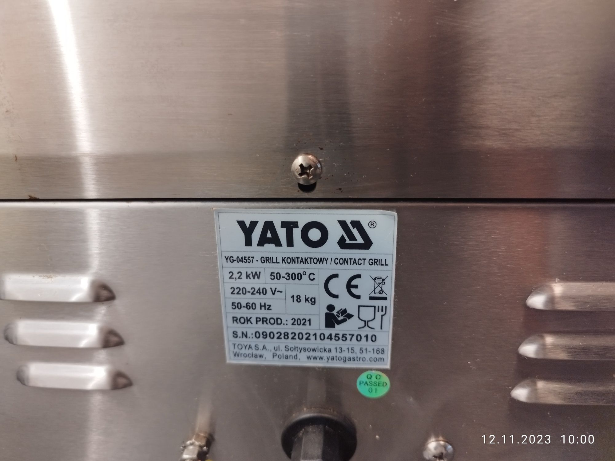 Grill kontaktowy Yato YG-04557