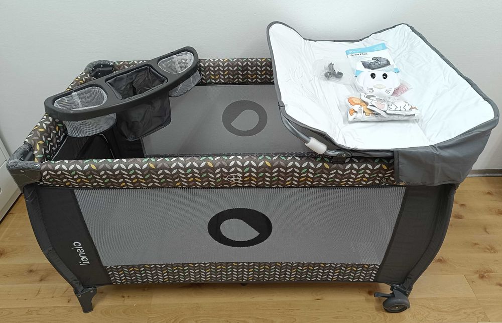 PROMOCJA łóżeczko turystyczne Kojec Lionelo Sven Plus