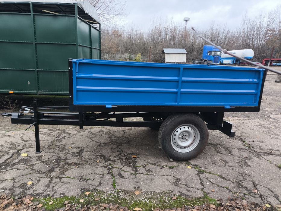 Причіп до мінітрактора. Самоскид.