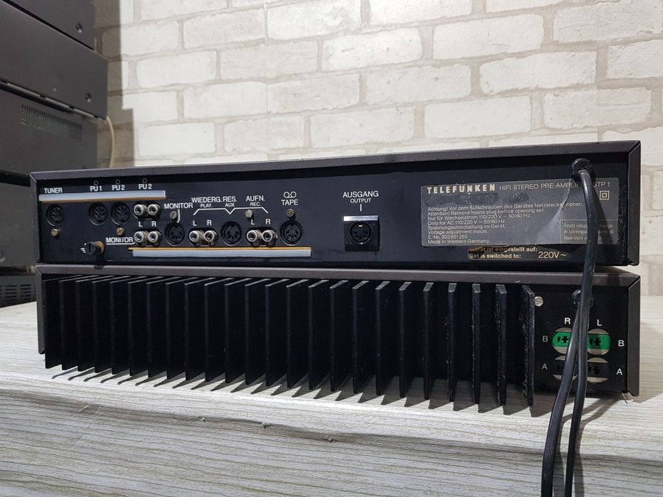 Предусилитель / оконечник/ Підсилювач Telefunken STP/STM 2x120Вт