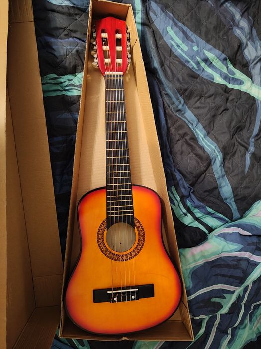 Drewniana gitara akustyczna dla dzieci  Ecotoys