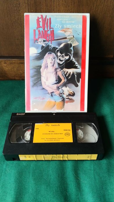 Zły śmiech Evil Laugh VHS Lektor Mega Unikat