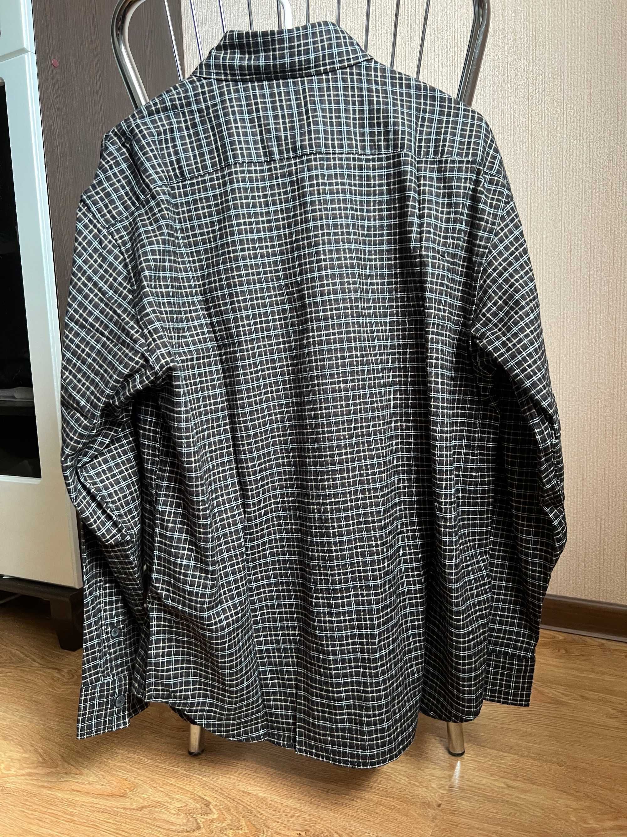 Сорочка картата H&M фланелева оверсайз, нова!