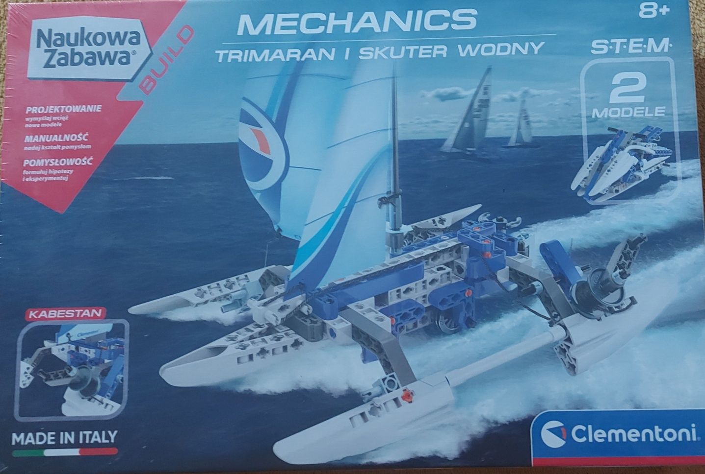 Clementoni Laboratorium Mechaniki Trimaran I Skuter Wodny (50063)