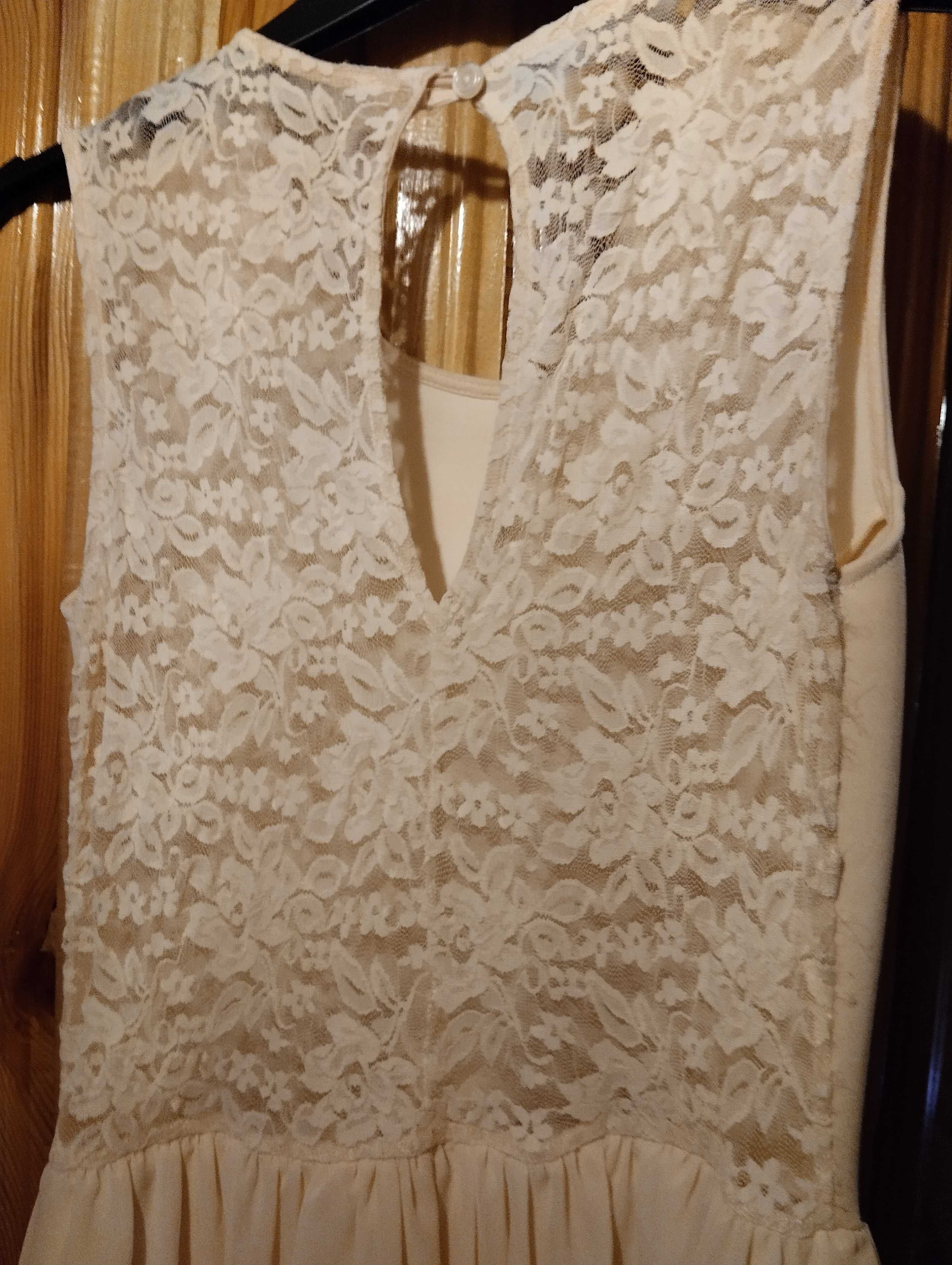 Sukienka koktajlowa mini z tiulem