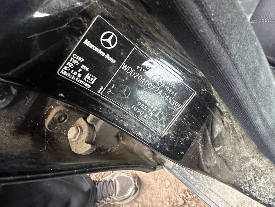 Mercedes C200 646 silnik 2.2 CDI 2009r,Anglik z kluczykami