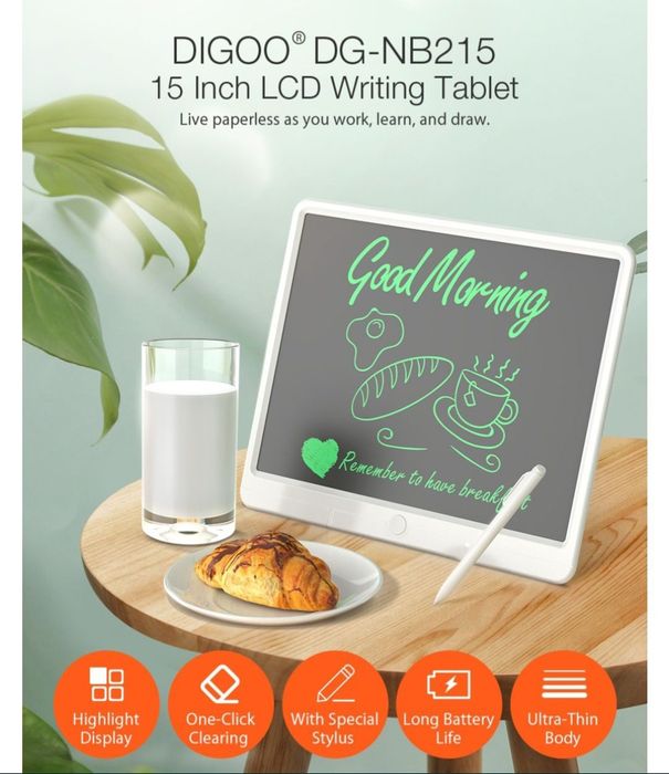Mesa digitalizadora de Desenho Digoo DG-NB215 15" **NOVO**