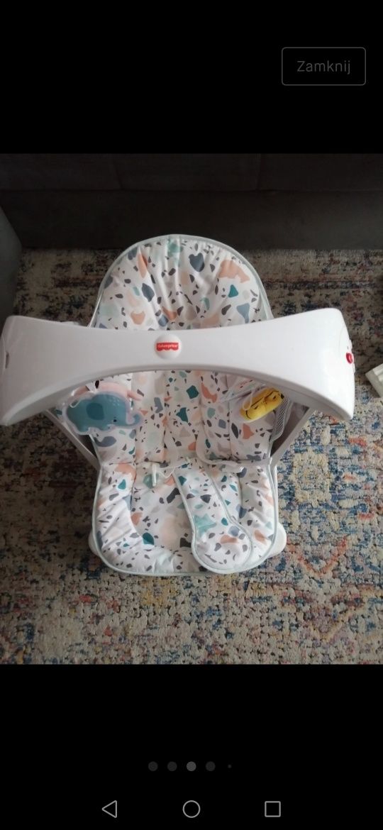 Leżaczek kołyska Fisher Price