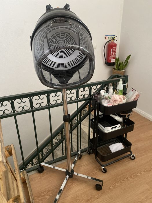 Capacete secador de cabelo