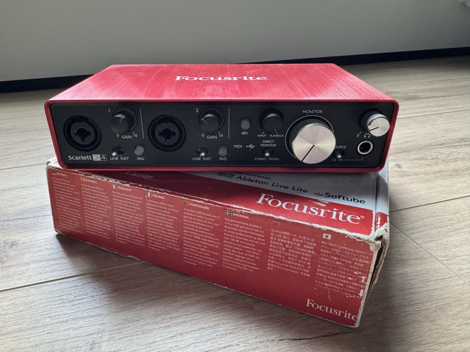Focusrite Scarlett 2i4 (2nd Gen) – interfejs audio USB