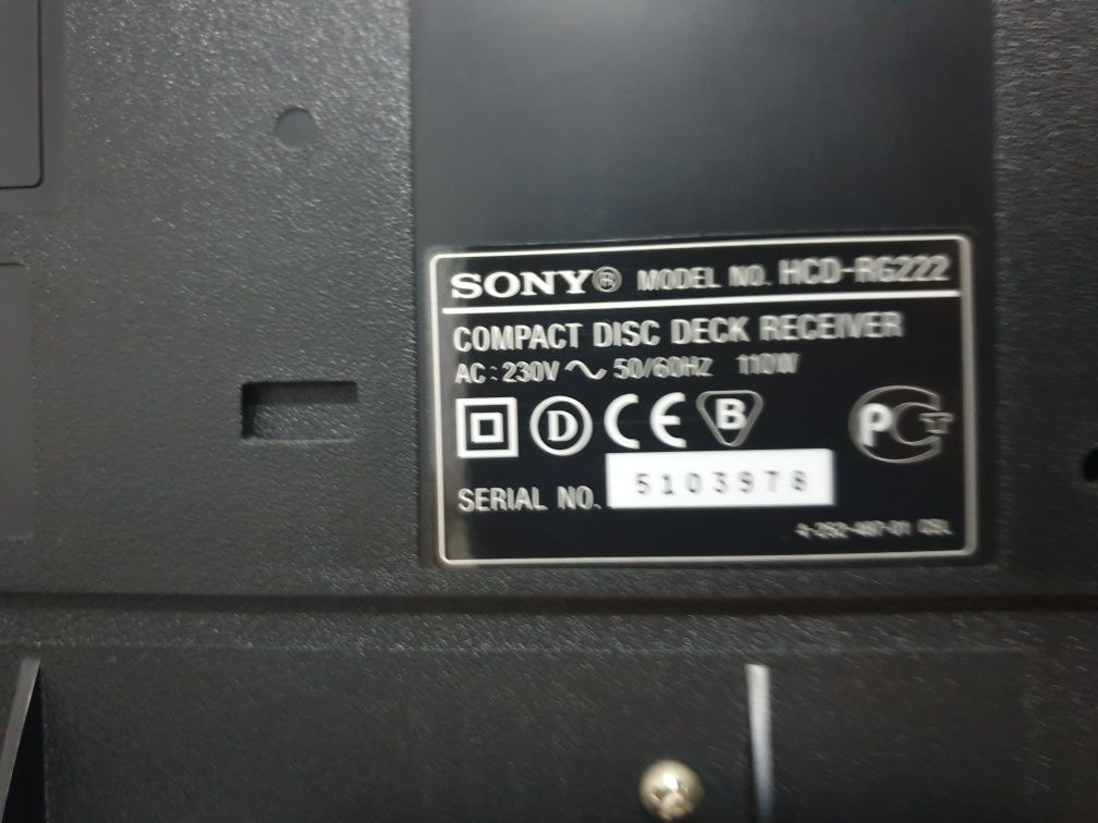 Aparelhagem Sony HCD-RG222