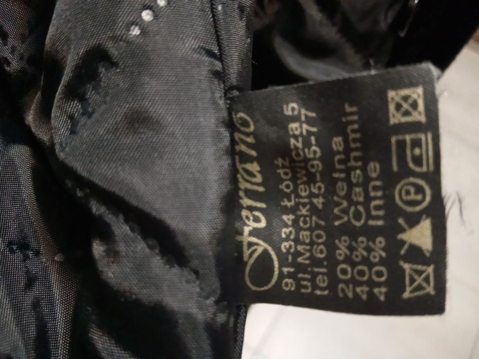 Płaszcz zimowy męski na 190 cm