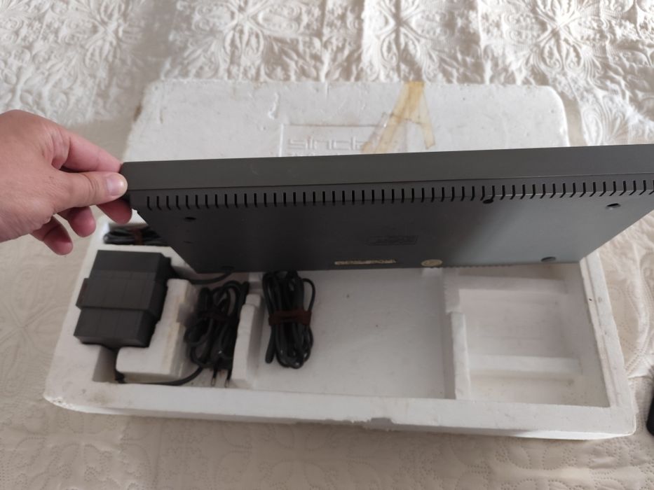 Spectrum ZX +2 a funcionar ainda com caixa.