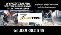 Wypożyczalnia sprzętu budowlanego LUXTECH