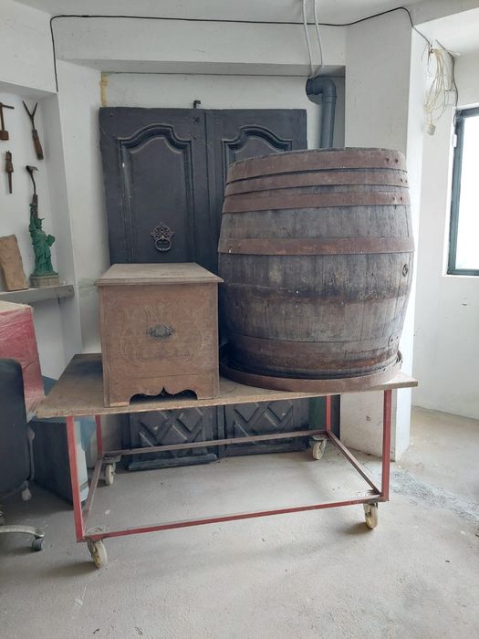 Pipo de vinho em madeira de carvalho
