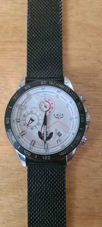 Zegarek męski Lige 44mm, metalowa bransoleta