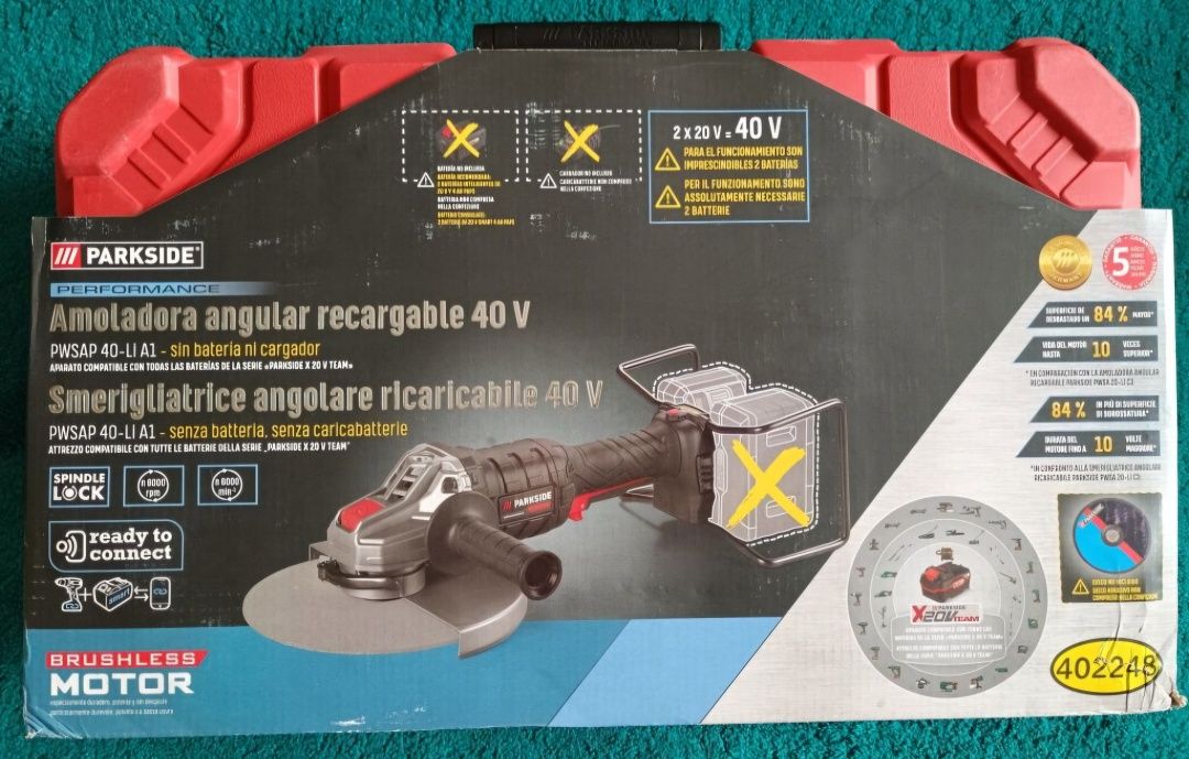 Rebarbadora Parkside Performance 40v