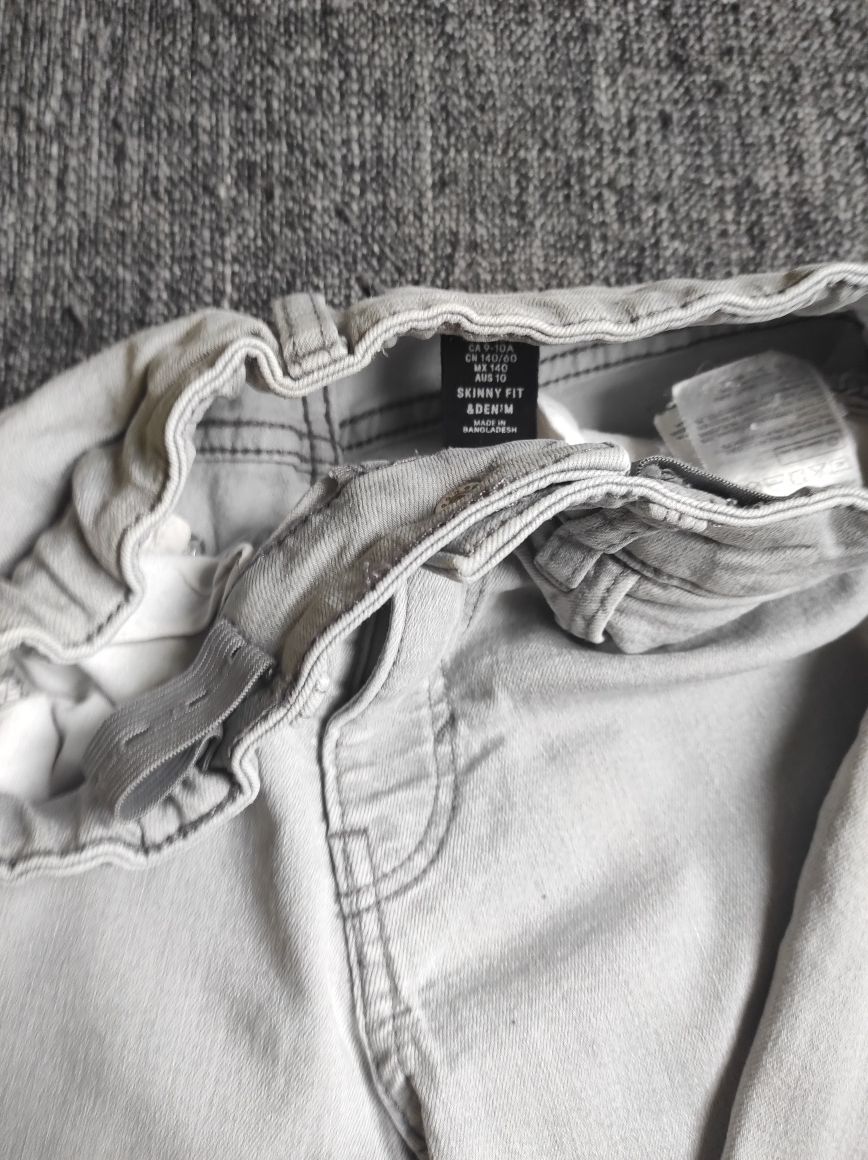 Spodnie jeansowe h&m, 9-10 lat