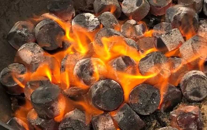 Węgiel bambusowy Brykiet Podpałka pod grilla 1KG 3 godziny palenia