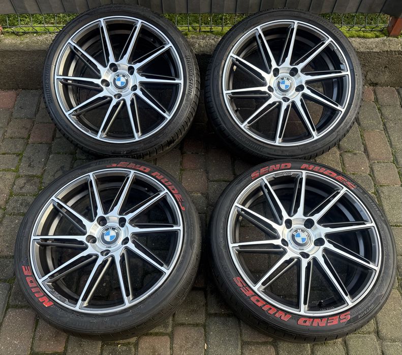 18 cali BMW e90 e91 e46 f20 f30 f31 felgi koła komplet 5x120 8J ET45