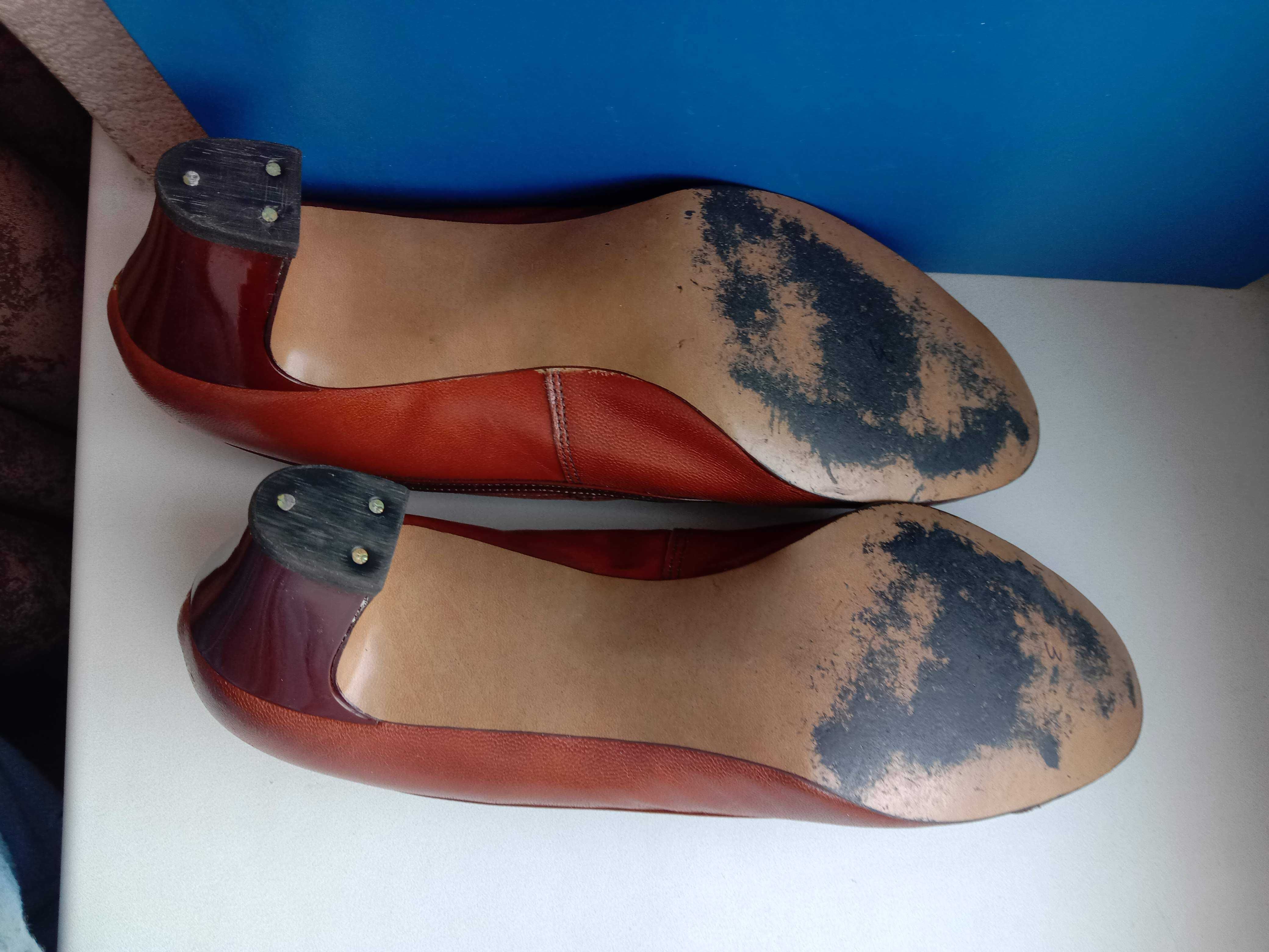 Туфли женские кожаные коричневые. PERSONALITIES KAREN England