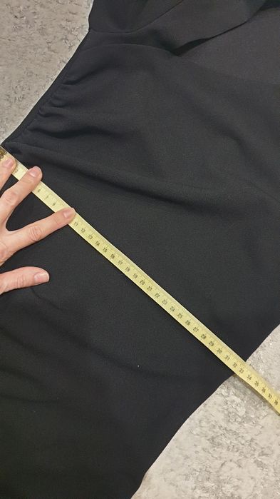 Платье с разрезом ZARA S