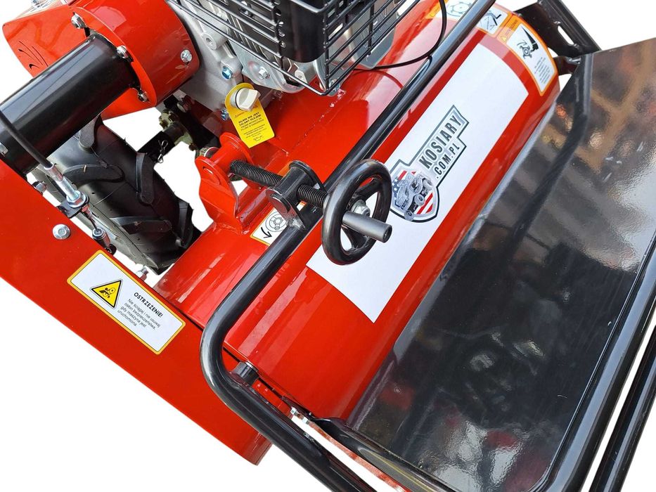 KARCZOWNICA Duże Koła Kosiarka Bijakowa SG803 7,5KM 60cm, Wysoka Trawa