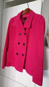 Krótki różowy płaszcz Mango S