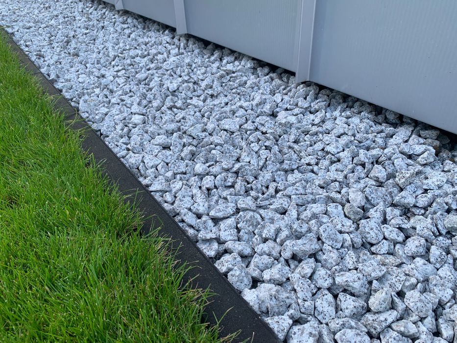 Grys ogrodowy dekoracyjny granitowy dalmatyńczyk 16-22 mm 8-16 mm