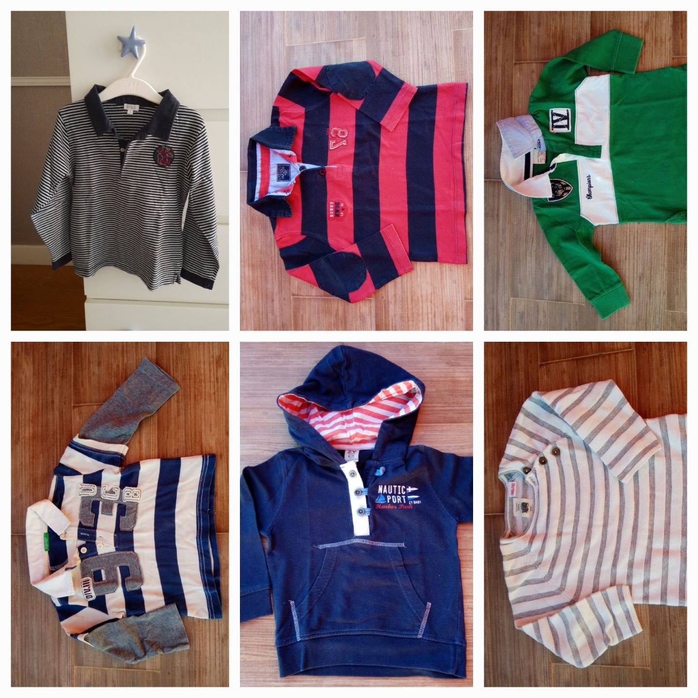 Pólos / Sweat - kids ZARA, Zippy, Benetton