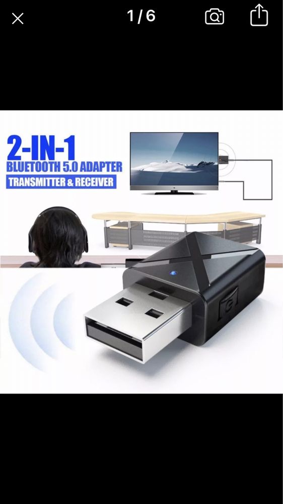 Bluetooth 5.0 nadajnik-odbiornik Mini Stereo Bluetooth