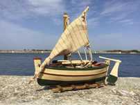 Réplica de barco de pesca