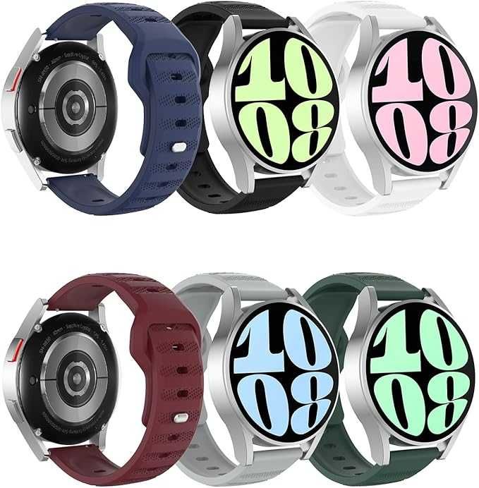 6 szt. MoKo Straps kompatybilny z Samsung Galaxy Watch 6 5 4