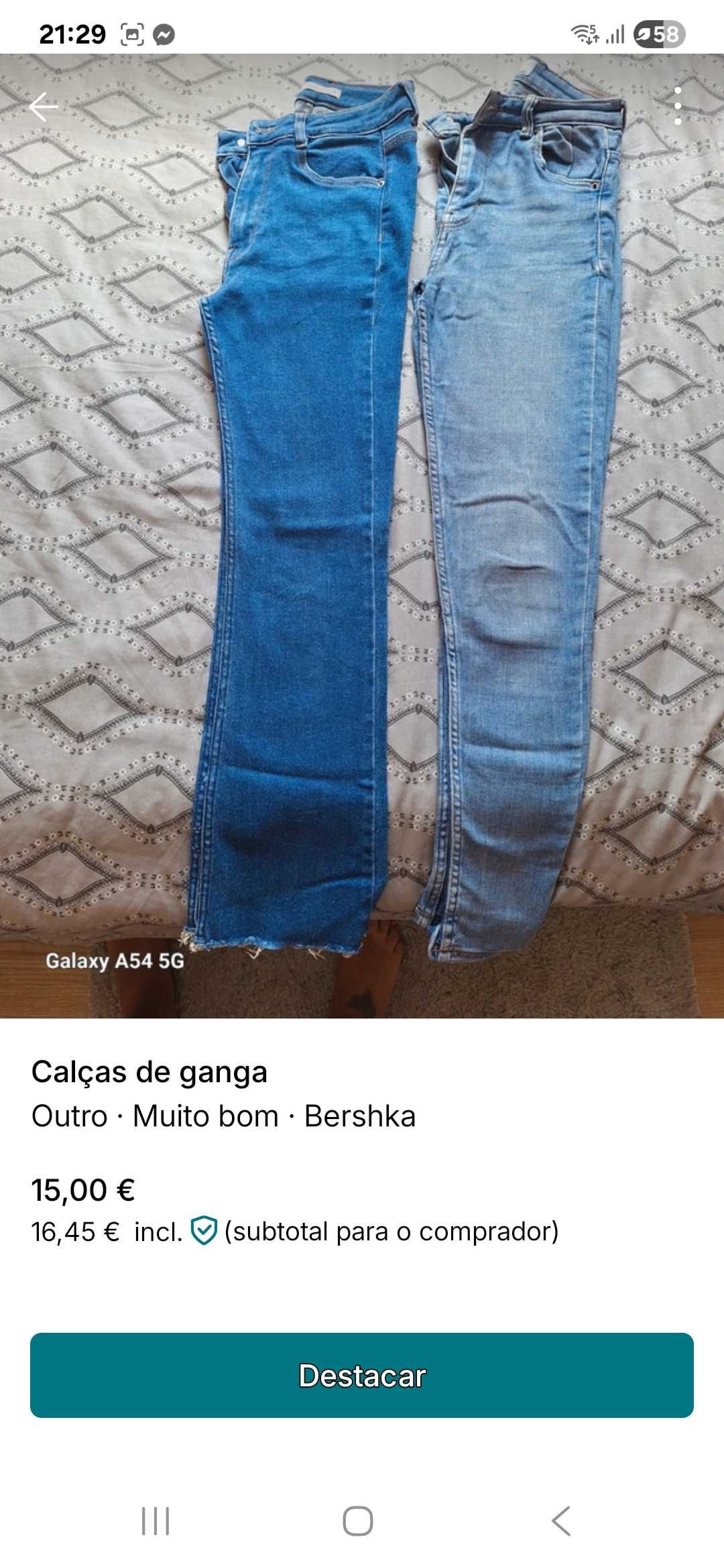 Calças de ganga boas