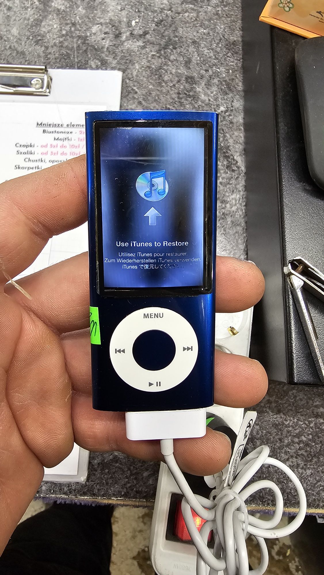 Uszkodzony Ipod Nano A1320