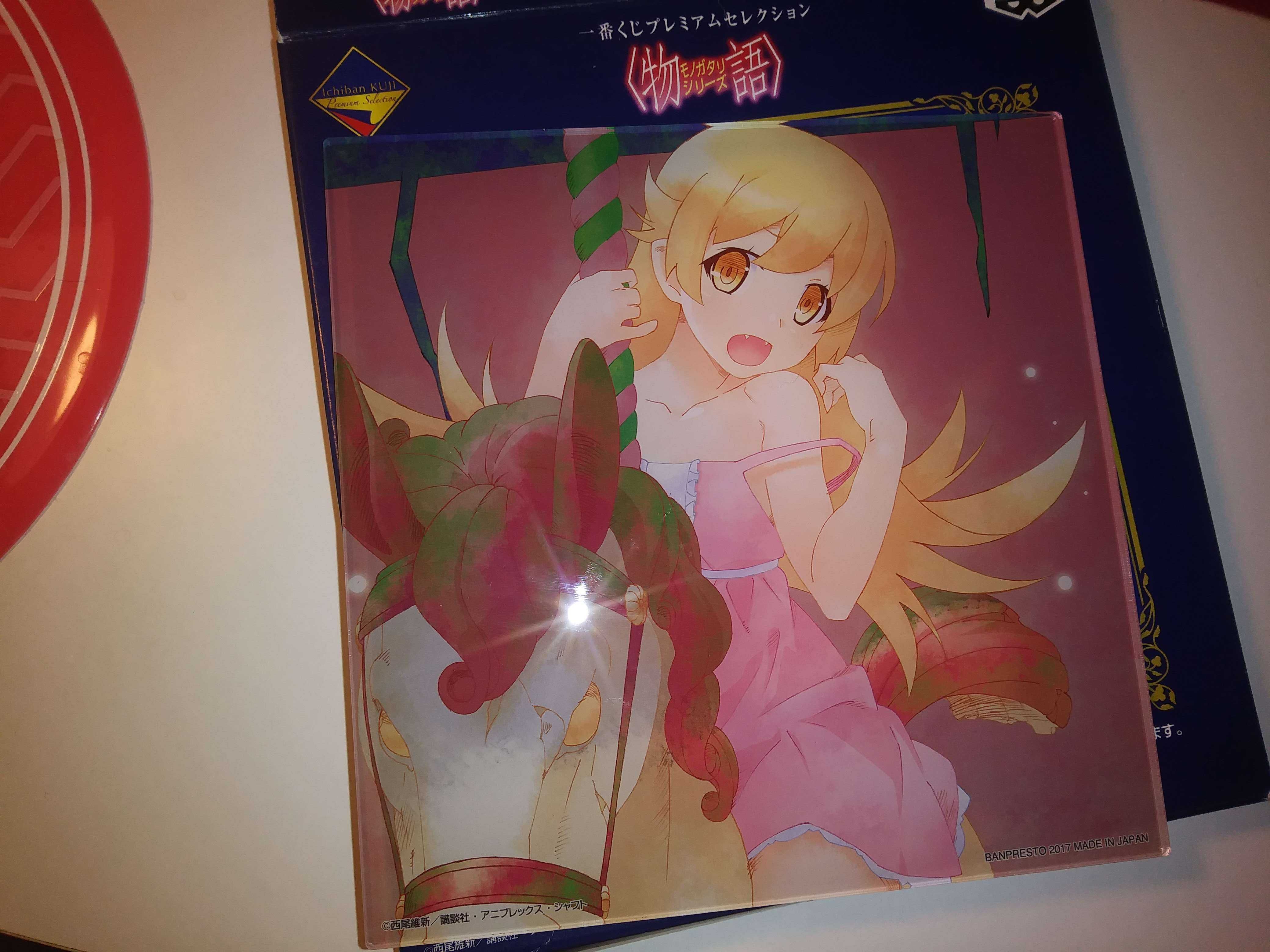 Shinobu Oshino acrylic plate - obrazek anime Kuji Banpresto Monogatari