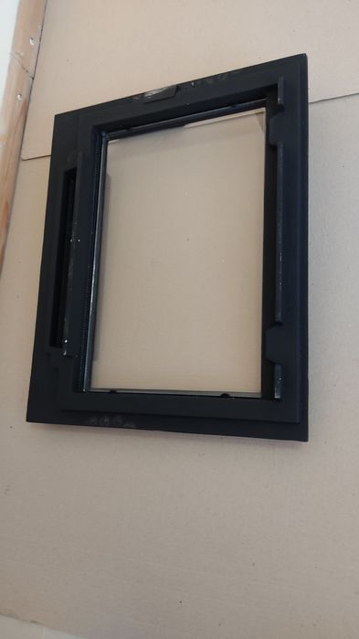 Дверка каміна 490х600мм Булат з регулятором.Дверца топочная