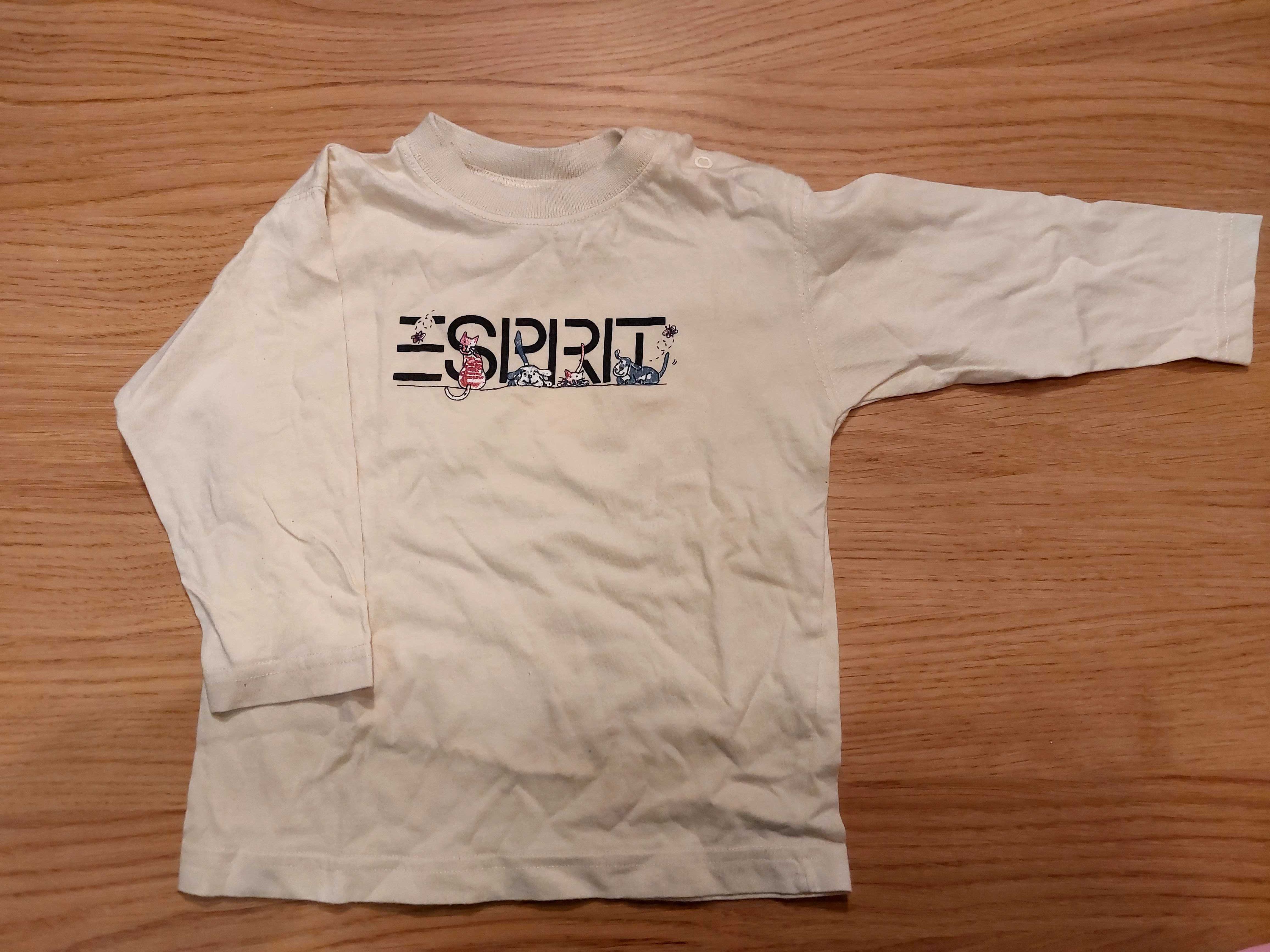 Bluzeczka Esprit z kotkami i pieskami rozm. 86